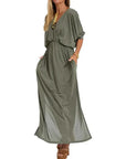 ISABELLA | Long flowing dress with a unique style for any occasion