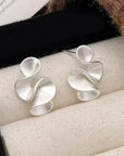 Silver and 18K Gold Earrings
