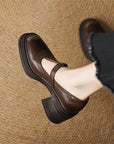 Elvana Chunky Pumps mary janes
