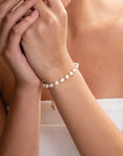 Elegant Pearl and Gold Bracelet