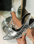 Olga - Elegant Square Heeled Shoes