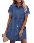 Jane | Denim Shirt Dress