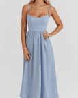 Emma | Women’s A Line Midi Dress Ascot Style