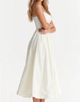 Emma | Women’s A Line Midi Dress Ascot Style