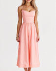 Emma | Women’s A Line Midi Dress Ascot Style