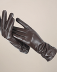 Women’s Classic Gloves – Elegant Ruched Wrist Design
