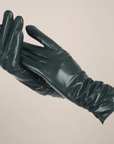 Women’s Classic Gloves – Elegant Ruched Wrist Design