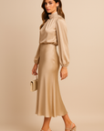 Alexis | Women’s High Neck Midi Dress Style