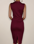 Taylor | Women’s Sleeveless Sheath Midi Dress Classic