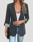 Ella | Women’s Tailored Single Breasted Roll Up Blazer