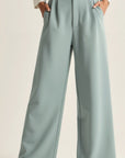Caroline | Women’s High Waisted Wide Leg Trousers