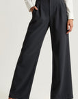 Caroline | Women’s High Waisted Wide Leg Trousers