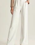 Caroline | Women’s High Waisted Wide Leg Trousers