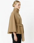 Erica | Women’s Winter High Collar Belted Coat