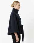 Erica | Women’s Winter High Collar Belted Coat