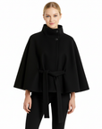 Erica | Women’s Winter High Collar Belted Coat