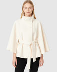 Erica | Women’s Winter High Collar Belted Coat