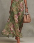 LIVIA | ELEGANT FLORAL HALTER MAXI DRESS
