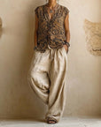 Molly - Three-Piece Linen Set for Women