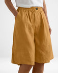 Wandeline™ — Short Loose Elastic Waist Comfortable Natural Summer Pants