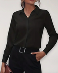 Bella | Women’s Elegant Tailored Button-Up Work Blouse