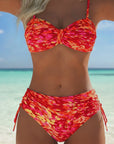 Elina | Abstract Print Thin Straps Bikini