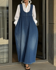 Veronica | Loose Denim Vest Dress