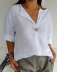 Zamma | Relaxed V-Neck Top