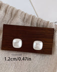 Square Pearl Earrings