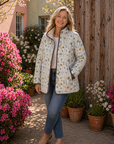 Nola | Delightful Floral-Printed Quilted Jacket