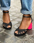 Bicolored All Day Comfort Heels