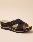 Comfora™ | Light and stable wedge sandals for all-day comfort