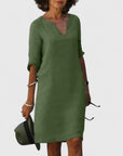 Taylor | Comfortable V-Neck Dress