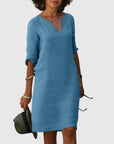 Taylor | Comfortable V-Neck Dress