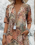 Dorina | V-neck dress with print