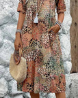 Dorina | V-neck dress with print