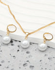 Elegant Graceful Pearl Necklace Set