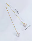 Long Tassel Pearl Earrings