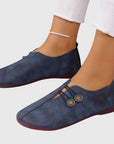 Evelyn | Women Spring Casual Slip-On Button Flats