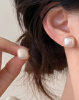 Square Pearl Earrings