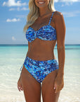 Elina | Abstract Print Thin Straps Bikini