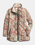 Naya | Vintage Floral Casual Quilted Jacket