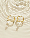 Essential Pearl Hoop Earrings