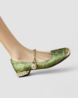 Ivy | Women Spring Pearl Strap Block Heels