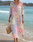 Lysiane™ — Flowing Floral Dress with Summer Charm