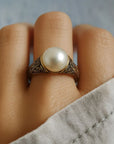 Timeless Vintage Pearl Gold Ring