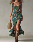 Caroline | Boho Retro Maxi Dress