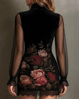 Roselyn™ Lace Floral Mini Dress