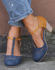 Emma | Women Spring Chunky Heel Mary Janes