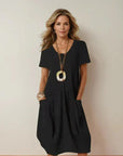Elaine | Easy Casual Flow Dress
